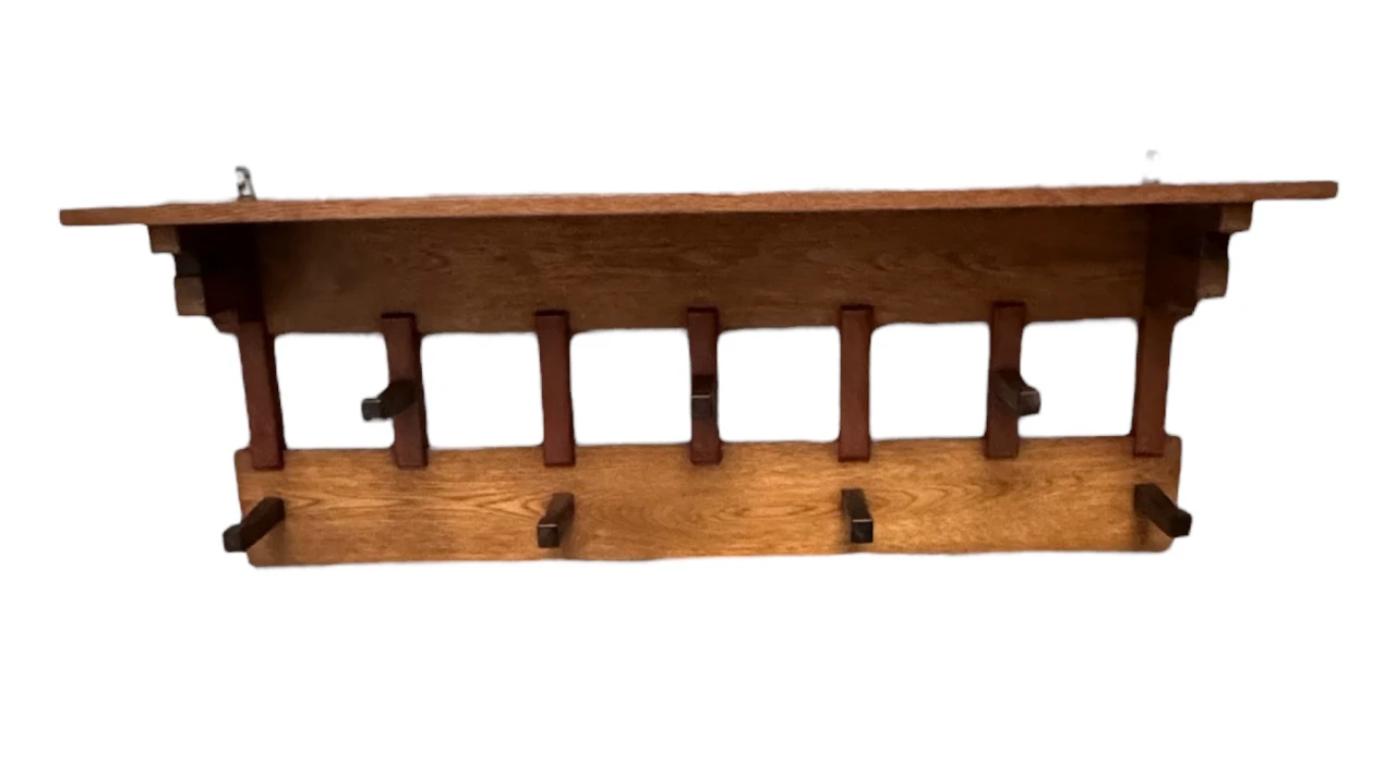 Art Deco Modernist Coat Rack by P.E.L. Izeren for De Genneper Molen, 1920s